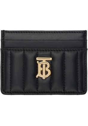 Burberry Black Quilted Lola Card Holder