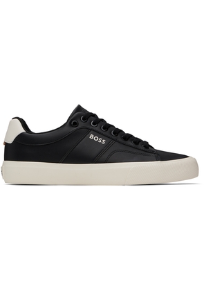 BOSS Black Cupsole Lace-Up Sneakers