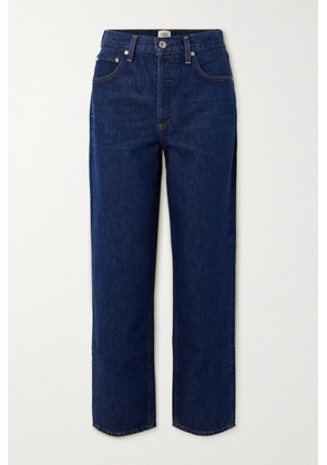 Citizens of Humanity - + Net Sustain Devi Low-rise Tapered Organic Jeans - Blue - 23,24,25,26,27,28,29,30,31,32