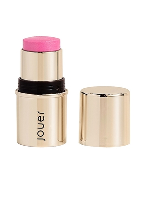 Jouer Cosmetics Blush & Bloom Cheek + Lip Stick in Fuchsia.