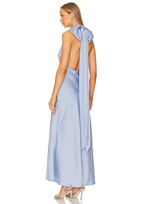 MISHA Evianna Gown in Baby Blue. Size S, XS.
