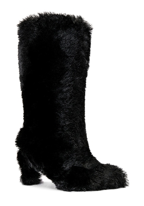 Jeffrey Campbell Fuzzie Boot in Black. Size 7, 7.5, 8.