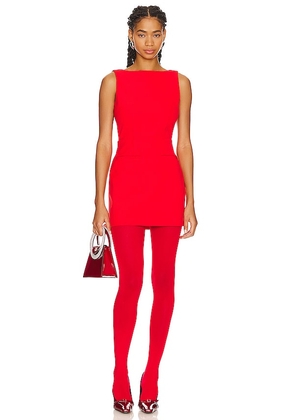 L'Academie Arley Dress in Red. Size M, S, XL, XS, XXS.