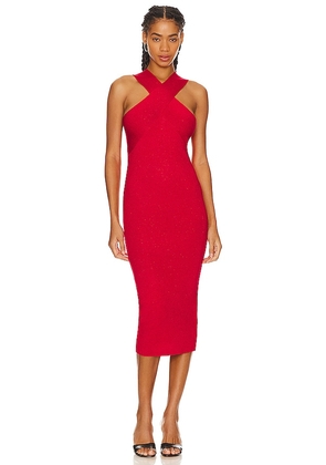 Le Superbe Dragon Fruit Dress in Red. Size XS.