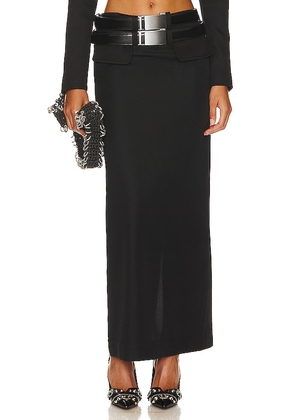 LADO BOKUCHAVA Suit Skirt in Black. Size M, S, XS.