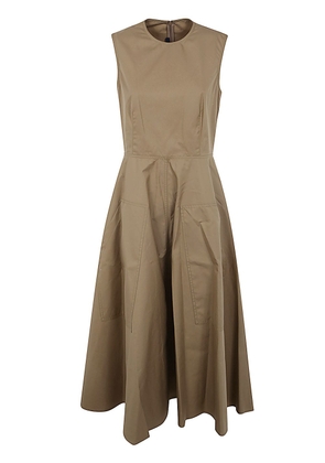 Sofie D'hoore Long Dress With Two Applied Pockets