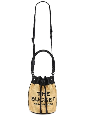 Marc Jacobs The Woven Bucket in Beige.