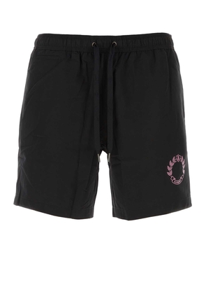 Burberry Black Polyester Swimming Shorts