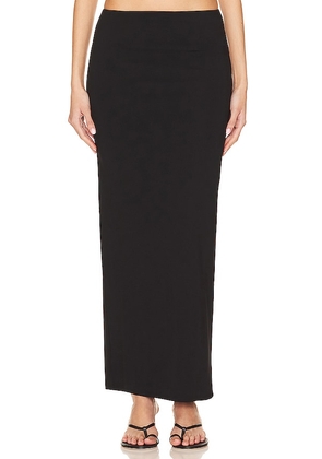 Lovers and Friends Kate Maxi Skirt in Black. Size S, XS, XXS.