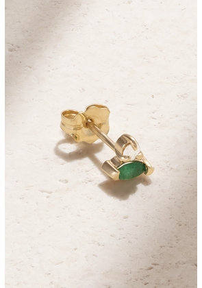 STONE AND STRAND - 10-karat Gold, Emerald And Diamond Single Earring - One size