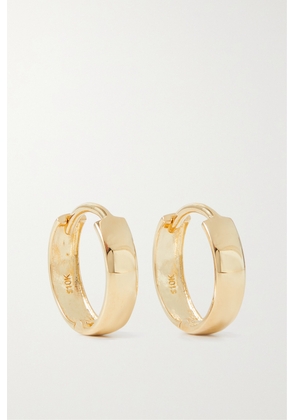 STONE AND STRAND - Bold 10-karat Gold Hoop Earrings - One size