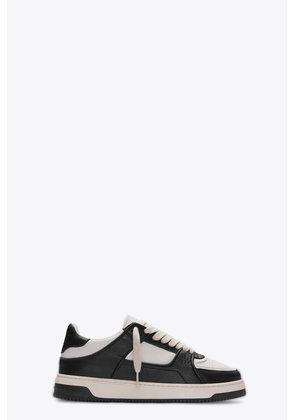 Represent Apex Off White And Black Leather Low Top Sneaker - Apex Sneakers