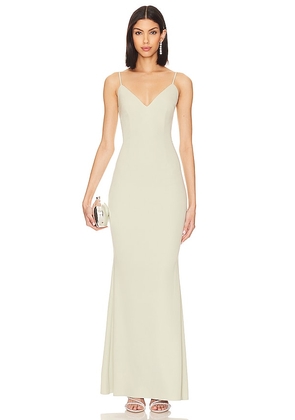Katie May Bambina Gown in Sage. Size L, S, XL, XS.