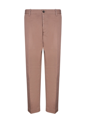 Nine In The Morning Brown Wide Drill Trousers