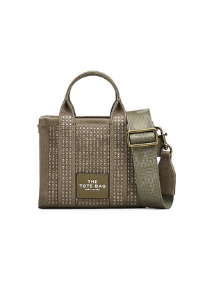 Marc Jacobs The Crystal Canvas Crossbody Tote Bag in Sage.