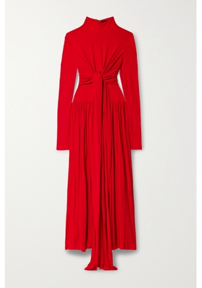 Proenza Schouler - Wrap-effect Jersey Maxi Dress - Red - US0,US2,US4,US6,US8