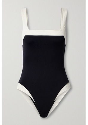 Marysia - Two-tone Swimsuit - Black - x small,small,medium,large,x large,xx large