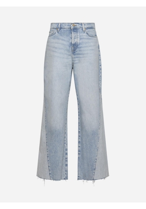 7 For All Mankind Zoey Mid Summer With Panel Jeans