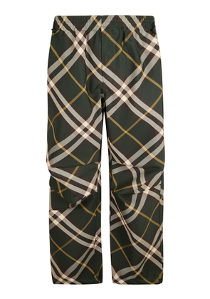 Burberry Elastic Waist Check Patterned Trousers
