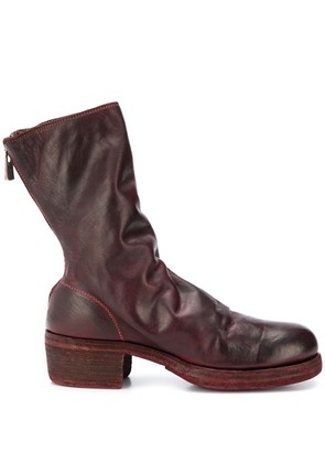 Guidi worn effect boots - Brown
