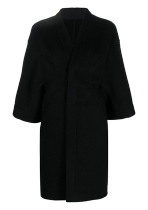 Rick Owens wool single-breasted coat - Black