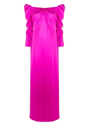 V:PM ATELIER Belinda off-shoulder gown - Pink