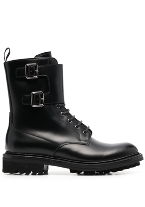 Church's buckled leather boots - Black