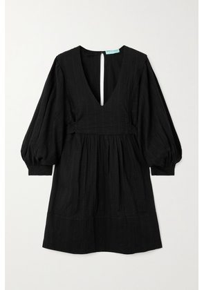 Melissa Odabash - Camilla Cotton-jacquard Mini Dress - Black - x small,small,medium,large