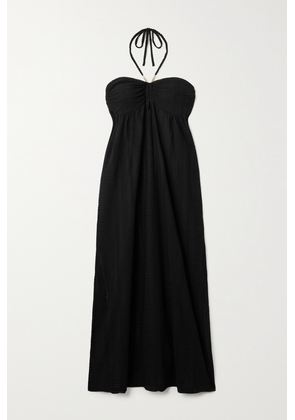 Melissa Odabash - Mila Crocheted Halterneck Maxi Dress - Black - x small,small,medium,large