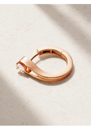 Repossi - Serti Inversé 18-karat Rose Gold Diamond Earring - One size