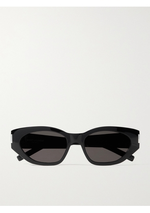 SAINT LAURENT Eyewear - Cat-eye Recycled-acetate Sunglasses - Black - One size
