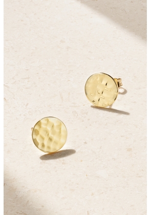 Jennifer Meyer - Mini Hammered Discs 18-karat Gold Earrings - One size