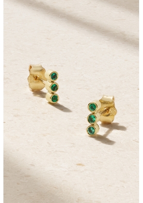 Jennifer Meyer - 18-karat Gold Emerald Earrings - One size