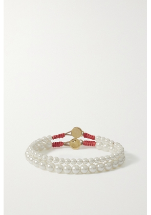 Roxanne Assoulin - Princess Set Of Two Faux Pearl Bracelets - Ivory - One size