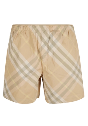 Burberry Elastic Waist Check Shorts