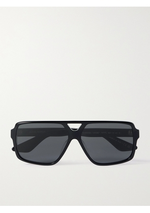 Oliver Peoples - + Khaite 1977c Aviator-style Acetate Sunglasses - Black - One size