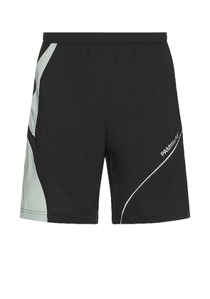 P.A.M. Perks and Mini Panelled Flight Short in Black. Size M, S, XL/1X.