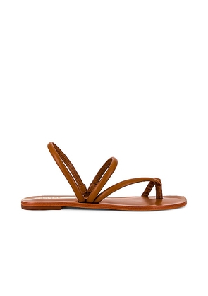Kaanas Aztec Strappy Naked Sandal in Tan. Size 11, 5, 6, 7, 8, 9.