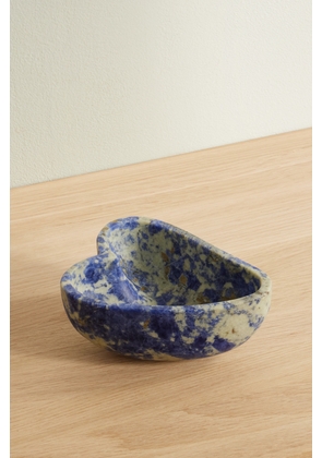 Marlo Laz - Agape Small Marble Dish - Blue - One size