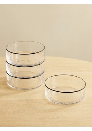LOUISE ROE - + Sophia Roe S.r. Collection Set Of Four Glass Trays - Neutrals - One size