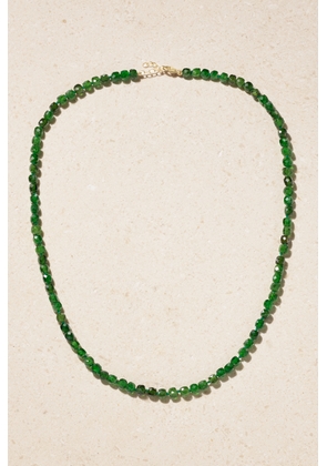 JIA JIA - Cubist 14-karat Gold Chrome Diopside Necklace - Green - One size