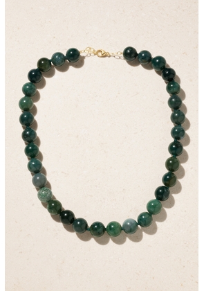 JIA JIA - 14-karat Gold Agate Necklace - Green - One size