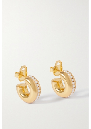 Pacharee - Prado Medium Gold-plated Pearl Earrings - One size