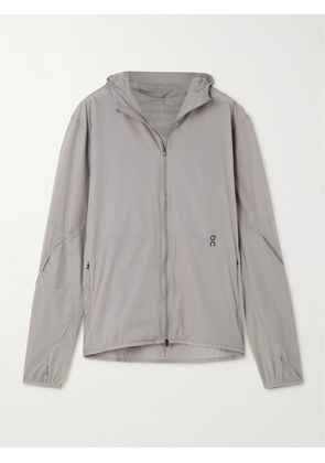 ON - + Post Archive Faction Hooded Paneled Ripstop And Mesh Jacket - Gray - x small,small,medium