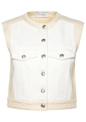 Sportmax Salita White Cotton Vest
