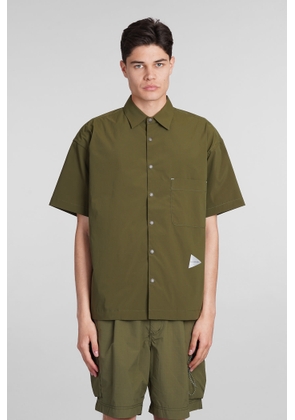And Wander Shirt In Green Polyester