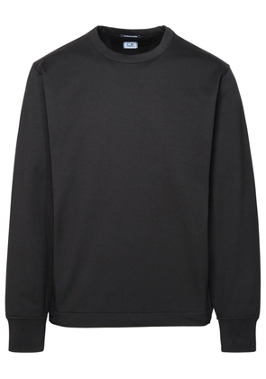 C.p. Company Black Cotton Blend Sweatshirt