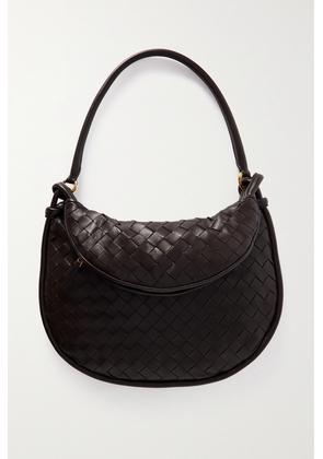 Bottega Veneta - Gemelli Medium Intrecciato Leather Shoulder Bag - Brown - One size