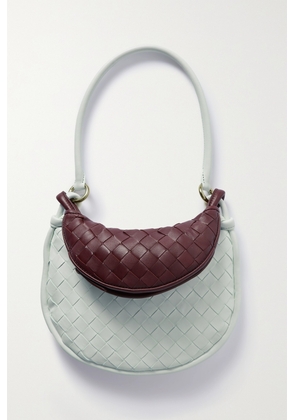 Bottega Veneta - Gemelli Small Knotted Intrecciato Leather Shoulder Bag - White - One size