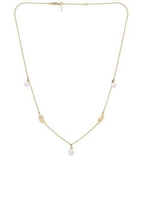 Jenny Bird Lucille Necklace in Metallic Gold.